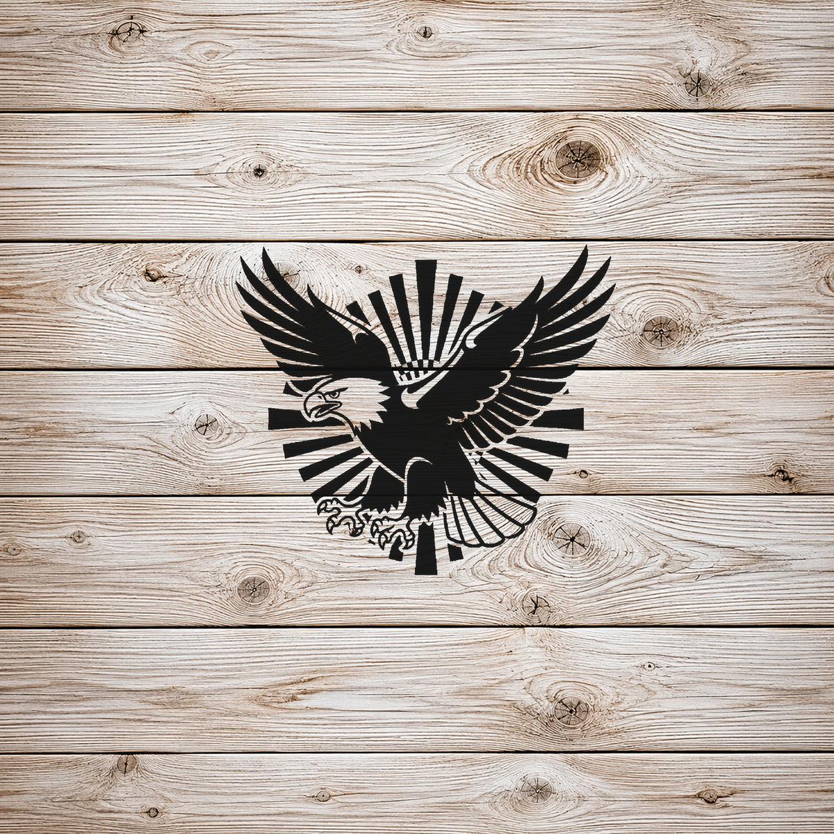 Powerful Bald Eagle Stencil for Art, Home Decor, DIY Crafts, Unique Gifts Template