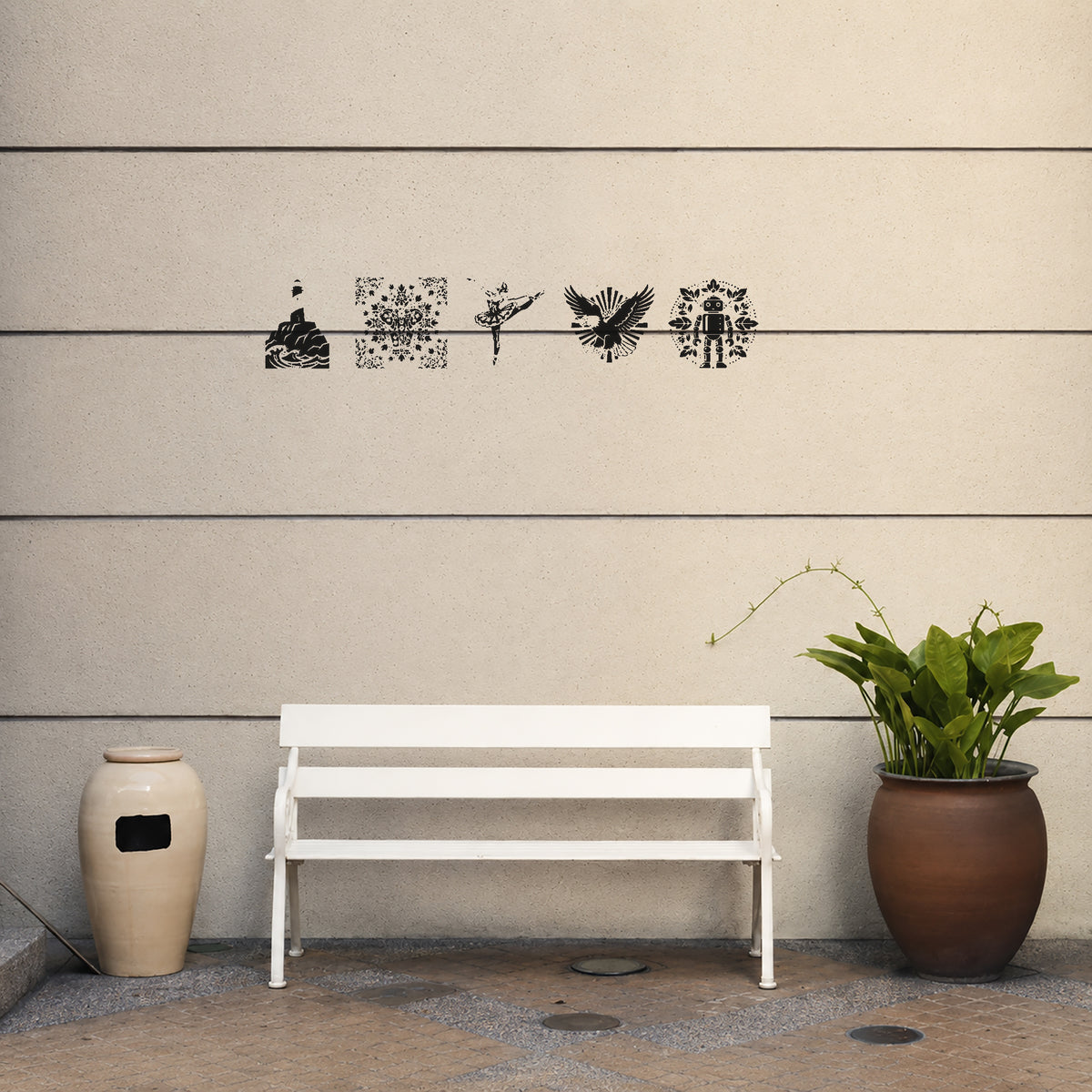 Reusable Mylar Stencil - Random 5 Contact Sheet for Art, Home Decor & DIY Crafts Template