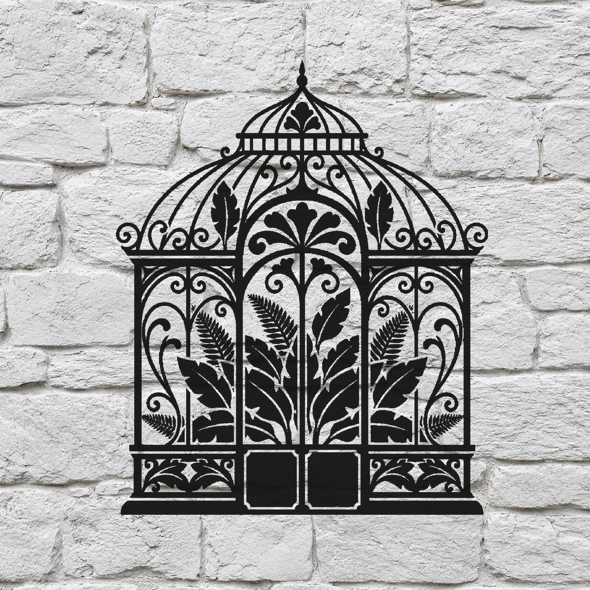 Victorian Greenhouse Botanical Stencil for Art, Home Decor, DIY Crafts, Unique Gifts Template