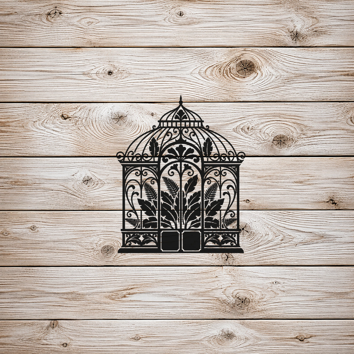 Victorian Greenhouse Botanical Stencil for Art, Home Decor, DIY Crafts, Unique Gifts Template