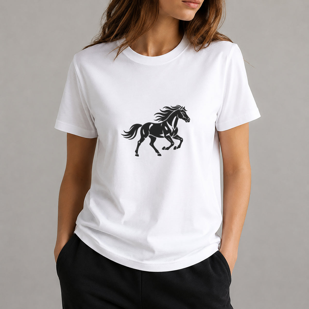 Wild Mustang Horse Running Stencil for Art, Home Decor, DIY Crafts, Unique Gifts Template